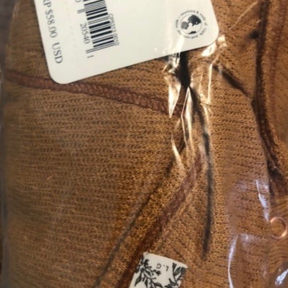 FREE People Sloan Bodysuit Amber Color - Size Large - Picture 4 of 4